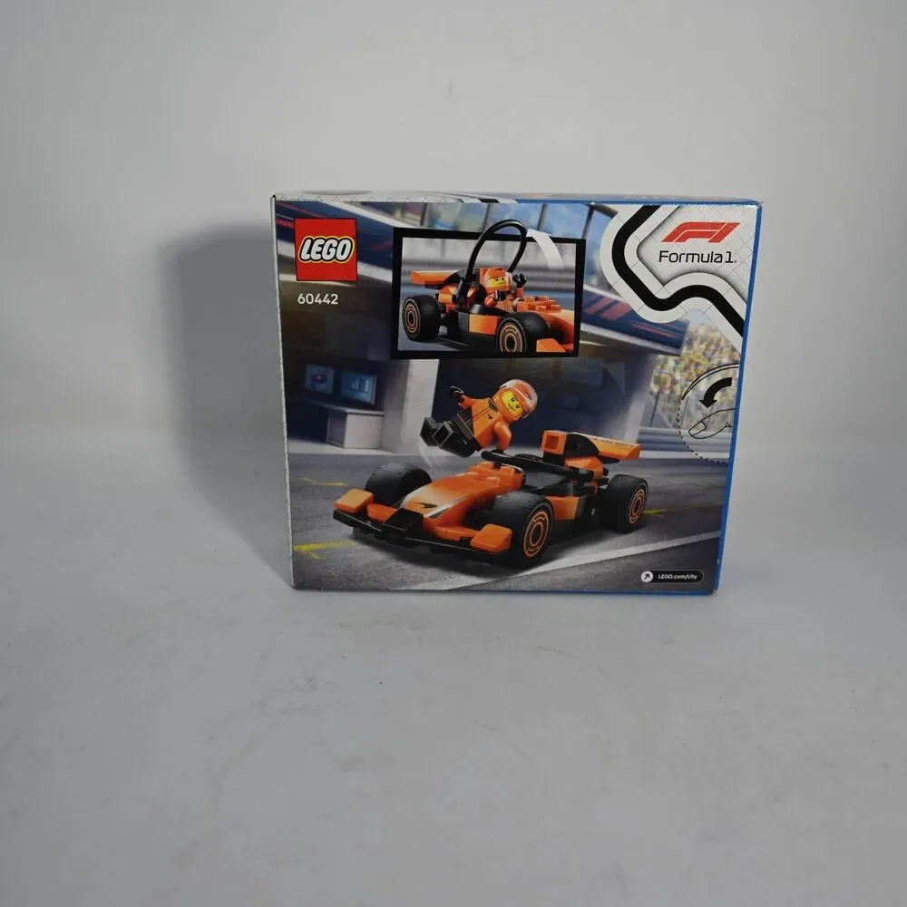 LEGO City 60442 F1 Driver w McLaren Race Car Formula 1 New Sealed